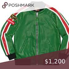 Sold Supreme Vanson Leathers Bomber Jacket Bomber Jacket Fashion Jackets Bomber Jacket