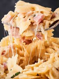 Ad This One Pot Ham And Cheese Pasta Recipe Is The Perfect Way To Use Up That Leftover Holiday Ham A Ham And Cheese Pasta Cheese Pasta Recipes Pasta Recipes