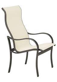 /outdoor furniture/garden chairs/outdoor dining chairs. Shoreline Sling High Back Dining Chair Outdoor Patio Furniture Tropitone