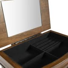 Powell® Walnut Bridget Wood Jewelry Armoire