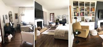 Don't plan on placing furniture in areas that will block the doorway; Design Mistake Too Much Furniture In One Room With Real Life Agonies Emily Henderson