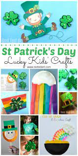 Great way to see how your little preschoolers have grown. Easy St Patrick S Day Crafts For Kids Red Ted Art Make Crafting With Kids Easy Fun