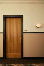A modern front door welcomes guests as they enter hgtv's 2010 dream home. Soho House Amsterdam Review First In Bedroom Door Design Door Design Modern Hotel Room Design