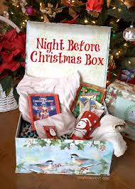 Night Before Christmas Box With Free Printable Label Night Before Christmas Box Christmas Activities Christmas Traditions Family