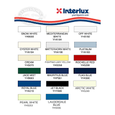 Explicit Interlux Color Chart Interlux Bottom Paint Color