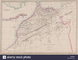 Sowohl ceuta als melilla gehören zu spanien und damit auch zur europäischen union. Marokko Spanischen Ceuta Melilla Penon De Velez Alhucemas Zeigt Weller 1863 Karte Stockfotografie Alamy