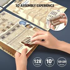 Create your own version of the world by placing obstacles that come to life in mazes. Buy Cubicfun National Geographic 3d Puzzle For Adults Kids Notre Dame De Paris Model Kits France Architecture Gothic Cathedral Model Building Puzzles With Booklet Gifts For Woman Men 128 Pieces Online In