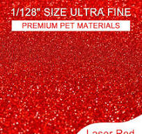 Ceya 3.8oz/ 110g Holographic Ultra Fine Glitter Powder Laser Red Glitter  1/128”0.008”0.2mm for Slime Epoxy Resin Craft Tumbler Jewelry Nail Art ...
