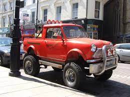 Mini Pick-up With Monster Wheels Aka Mini Monster Truck D Mini Trucks Mini Monster Mini 4x4