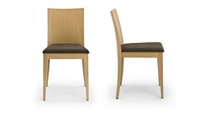 Chair Side View Side And Front View Stackable Wooden Dining Chairs Design With Fabric