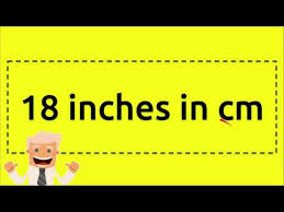 Another way is saying that 18.7 inches is equal to 1 ÷ 0.64171122994652 feet. 18 Inches In Cm Newyork City Voices