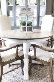 Weathered Oak Dining Table Makeover Bless Er House With Images Dining Table Makeover Oak Dining Table Kitchen Table Oak