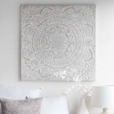 Toile Argentee 80x80 Maisons Du Monde Decoration Maison Idees De Decor Maison Du Monde