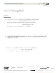 Eureka math kindergarten module 4 lesson 27 homework answer key. Algebra I Module 1 Topic D Lesson 27 Student Version