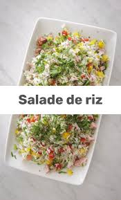 Epingle Par Amsa Fimily Sur Recettes De Cuisine En 2020 Recettes De Cuisine Recette Salade Ete Salade De Riz