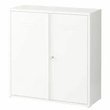 Ikea Ivar Schrank Mit Turen In Weiss 80x83cm Garderobenschrank Aus Stahl Eur 131 44 Picclick Fr