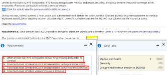 Feb 14, 2014 · the payment of life insurance premiums is generally not tax deductible. Solved Note If The Image Appears Too Small You Can Right Chegg Com