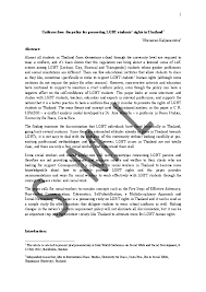 Pdf Uniform Free The Policy For Promoting Lgbt Student S Rights In Thailand Worrawan Jirathanapiwat Academia Edu