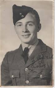 Hello everyone. Would someone kindly fix and colour this old photo for me  of my brother taken in about 1944. Thanks.