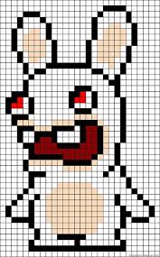 Rabbids Perler Bead Pattern Pixel Art Pattern Pixel Art Templates Pixel Crochet