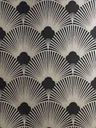 Ws128 Wallpaper Art Deco Geometric Fan Motif Surrey Art Deco Wallpaper Art Deco Pattern Art Deco