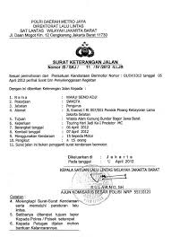 Contoh surat tugas perjalanan dinas doc. 12 Contoh Surat Jalan Beserta Fungsi Dan Kegunaannya