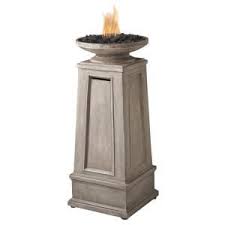 Propane gas fire pit column. Mobile