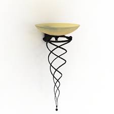 Ксения on house scene 12; Wall Lamp 3d Model For Interior 3d Visualization Lamps All