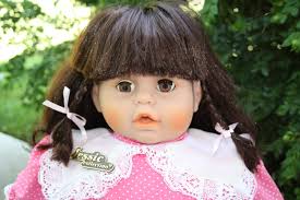 Jessie Doll For COLLECTION or PLAY, Vintage 1990 Doll Collection Adorable  23" high Quality Life Like and Life Size Doll made in Germany