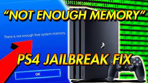 How To Fix Not Enough Free System Memory On Ps4 Not Enough System Memory Playstation 4 Jailbreak Youtube