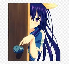 Happy anime style big blue eyes with sparkles. Tohka Yatogami Date A Life Anime Art Girl Anime Girls Tohka Cute Date A Live Hd Png Download 640x697 4877071 Pngfind