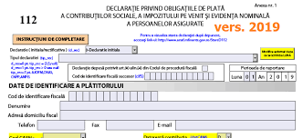 Verificare stare declaratii depuse la anaf d100 d112. DeclaraÈ›ia 112 Anaf A Publicat Pdf Ul Inteligent Oficial Necesar GenerÄƒrii Formularului Pentru 2019 Cabinetexpert Ro Blog Contabilitate