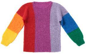 Very warm for cold winter. Brigitte Wollpaket Regenbogen Pullover Lana Grossa Strick Kit Rikes Wollmaus De