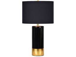 Renwil Lamps And Lighting The Tuxedo Lamp 9431 Gold Table Lamp Black Table Lamps Table Lamp