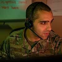 Portrait of U.S. Air Force Senior Airman Victor Dulay,