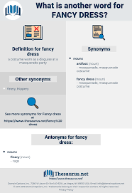 Synonyms For Fancy Dress Thesaurus Net