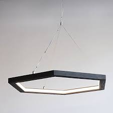 Hollisandmorris Hexagon Led Pendant Light Ylighting Com