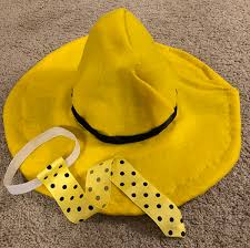 The hat brim is sewn. Man In The Yellow Hat Rachaelstanley Com