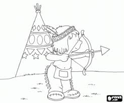 Native Americans Or Indians Printable Coloring Pages Coloring Pages Native American Indian Boy