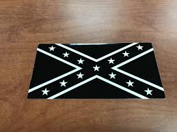 Indeed the don't tread on me flag has at times in the past been hijacked by less than savoury groups. Black And White Rebel Flag Sticker
