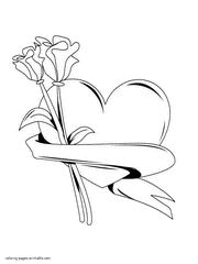 Candies in the shape of a heart. 55 Heart Coloring Pages Free Printable Pictures Of Hearts