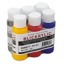 Feb 10, 2016 · whether you have 10 bottles of paint or 100, each of these ideas can be tailored to fit your needs. Blickrylic Student Acrylics Primary Colors Set Of 6 2 Oz Bottles Blick Art Materials