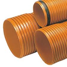 PVC sanitation pipe ø315mm SN8 corrugated - Mundoriego