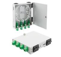 FTTH (Fiber To The Home) Metal Terminal Box with 4 Simplex SC/APC Couplers  and Pigtails