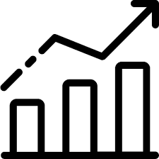 Bar Chart Icon In 2021 Banner Doodle Business Icon Icon Design