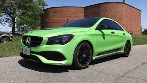 Mercedes Cla Pearl Light Green