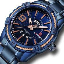 Naviforce mens luxury analog digital stainless steel watches sport waterproof quartz watch business fashion military multifunctional wristwatch. Naviforce 9117 Waterproof Calendar Men Wrist Watch Sale Banggood Com