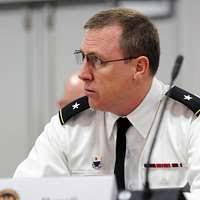 Army Brig. Gen. Arthur "Joe" Logan, adjutant general,