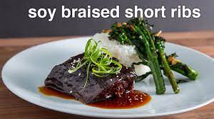Put the short ribs into the dutch oven and add fresh thyme and one bay leaf. Soy Braised Short Ribs My Favorite Dish From Hawaii By Chef Alan Wong Youtube
