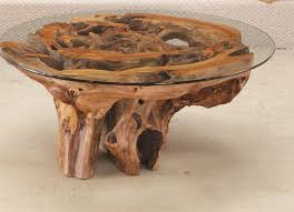 Hidden treasures brown trunk coffee table. Hammary Hidden Treasures Root Ball Cocktail Table 090 555